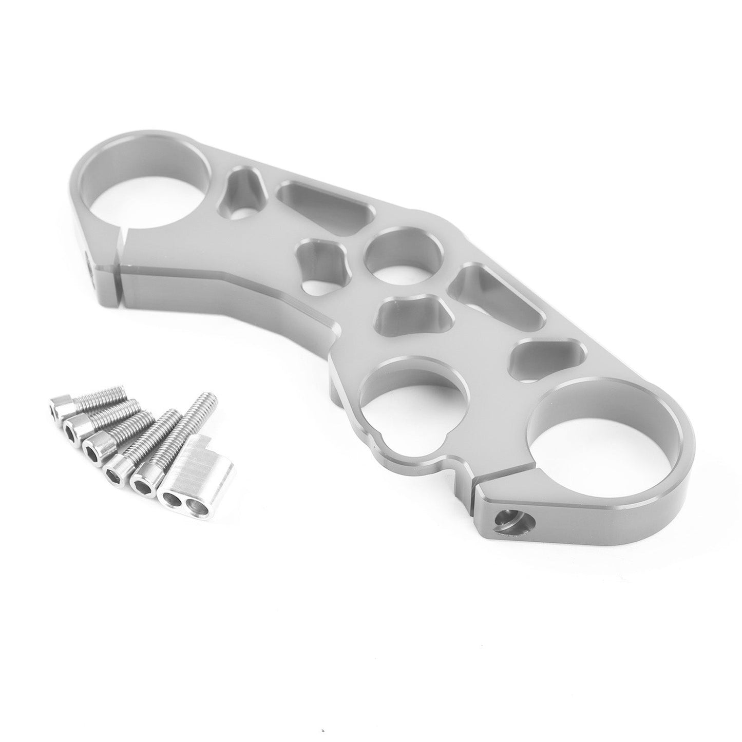 Lowering Triple Tree Front Upper Top Clamp for SUZUKI GSXR 600 750 1000 Black