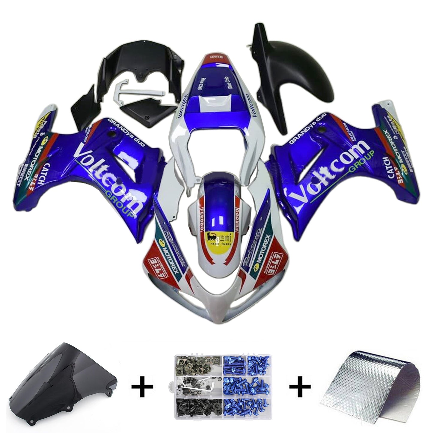 2003-2013 Suzuki SV650 Amotopart Injection Fairing Kit Bodywork Plastic ABS #101