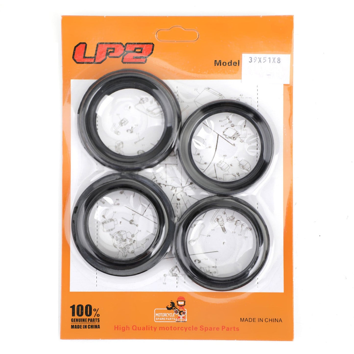 Honda NV400 VT600C Shadow CB700SC Nighthawk 51490-MR1-671 Fork Seal Dust Kit
