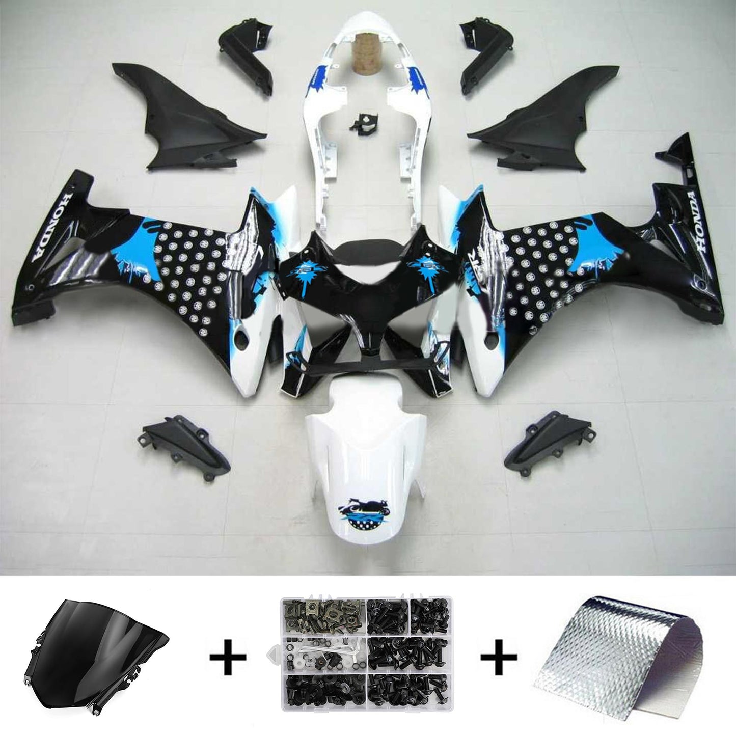 2013-2015 Honda CBR500R Amotopart Injection Fairing Kit Bodywork Plastic ABS #104