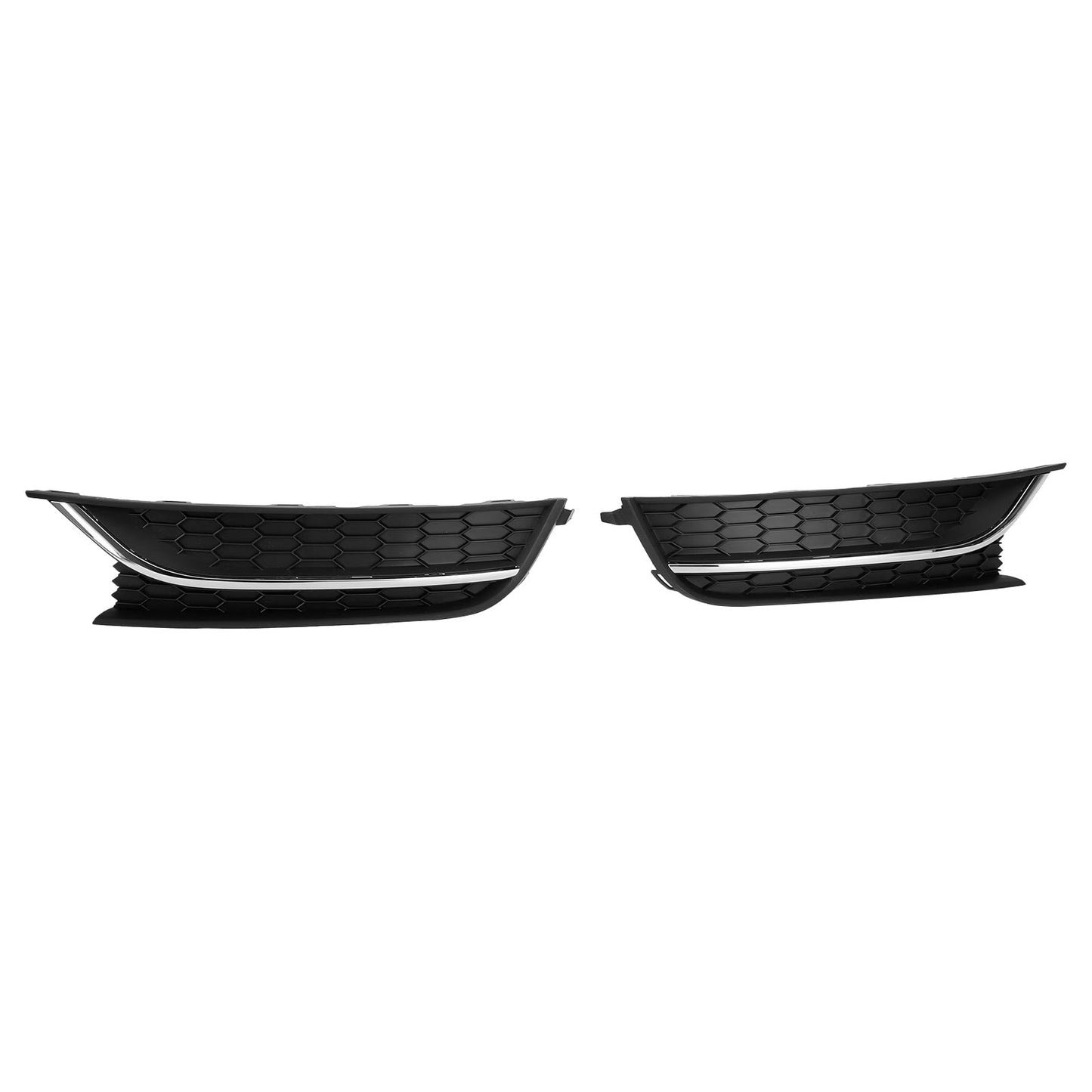 2PCS VW Passat 2012-2015 Front Driving Fog Light Cover Black/Chrome