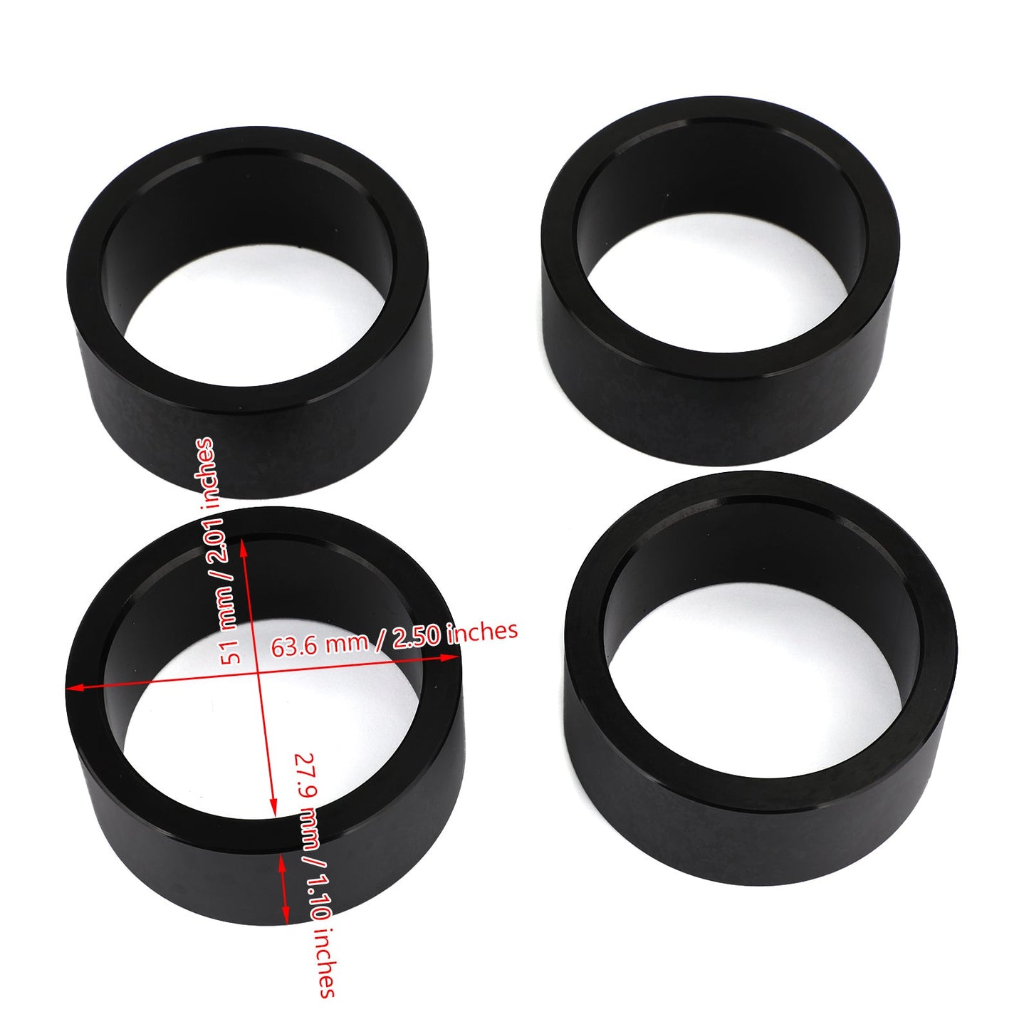 Lift Spacer Kit For Can-am Bombardier Outlander 400 500 650 800 ATV BLK