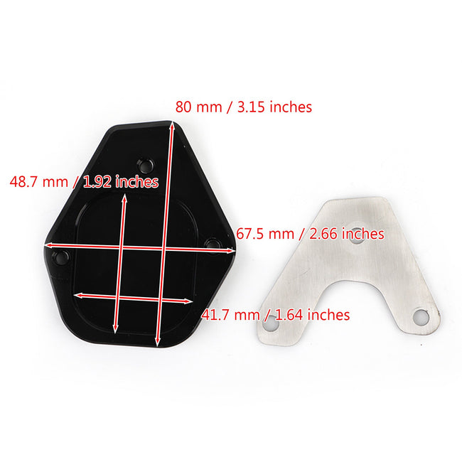 Motorcycle Kickstand Enlarge Plate Pad fit for MOTO GUZZI V85TT 2020-2021