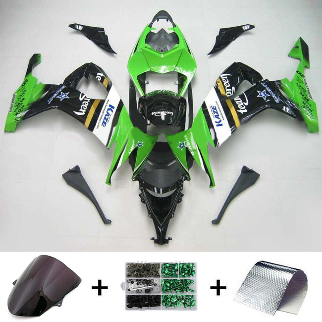 2008-2010 Kawasaki ZX10R Amotopart Injection Fairing Kit Bodywork Plastic ABS #103