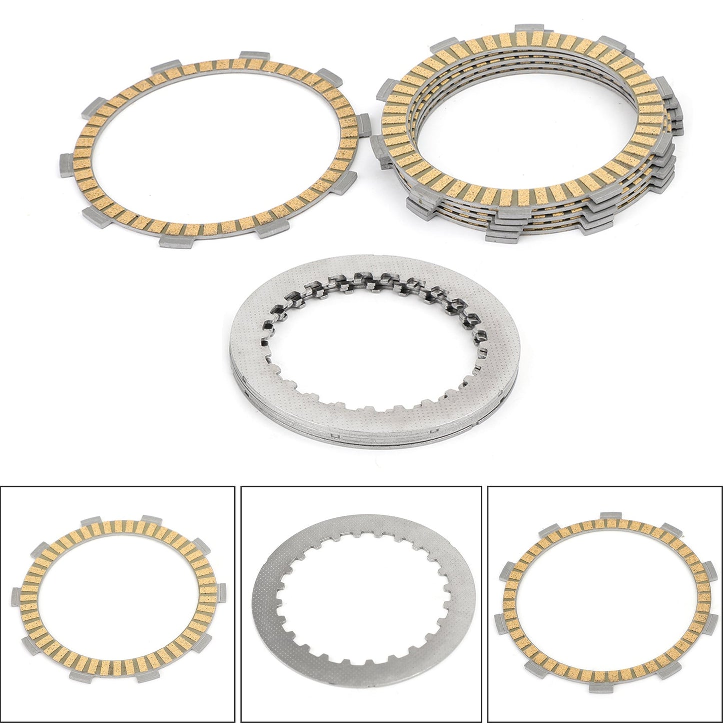 Clutch Plate Kit - Friction & Steel Plates For Honda NT NV VRX 400 Steed 400