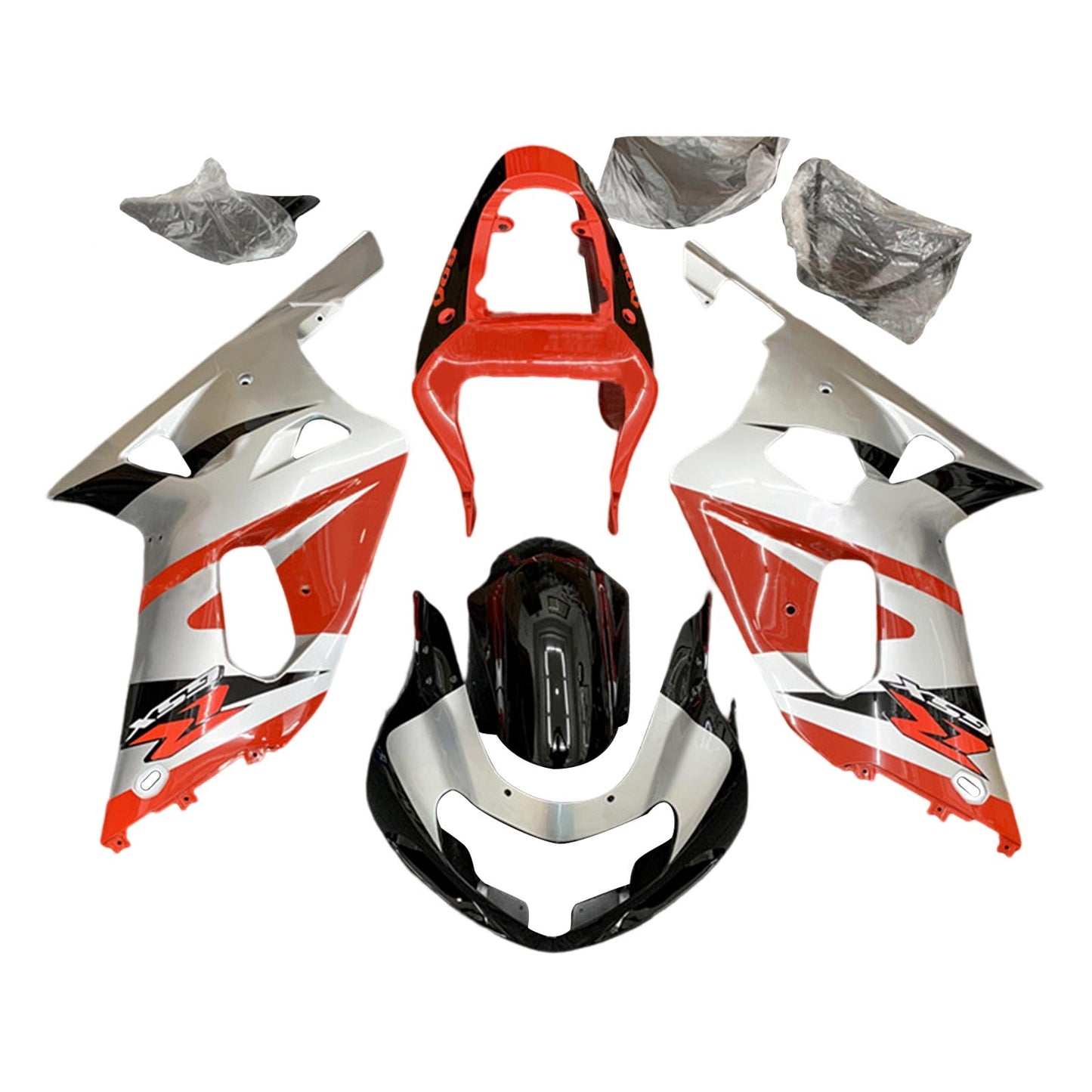 2001-2003 Suzuki GSXR600 GSXR750 K1 Fairing Kit Bodywork Plastic ABS