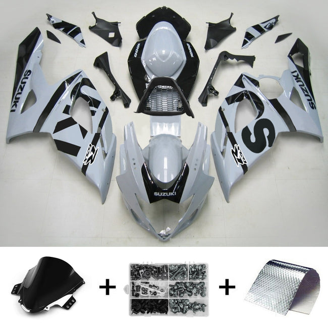 2005-2006 Suzuki GSXR1000 K5 Amotopart Injection Fairing Kit Bodywork Plastic ABS #146