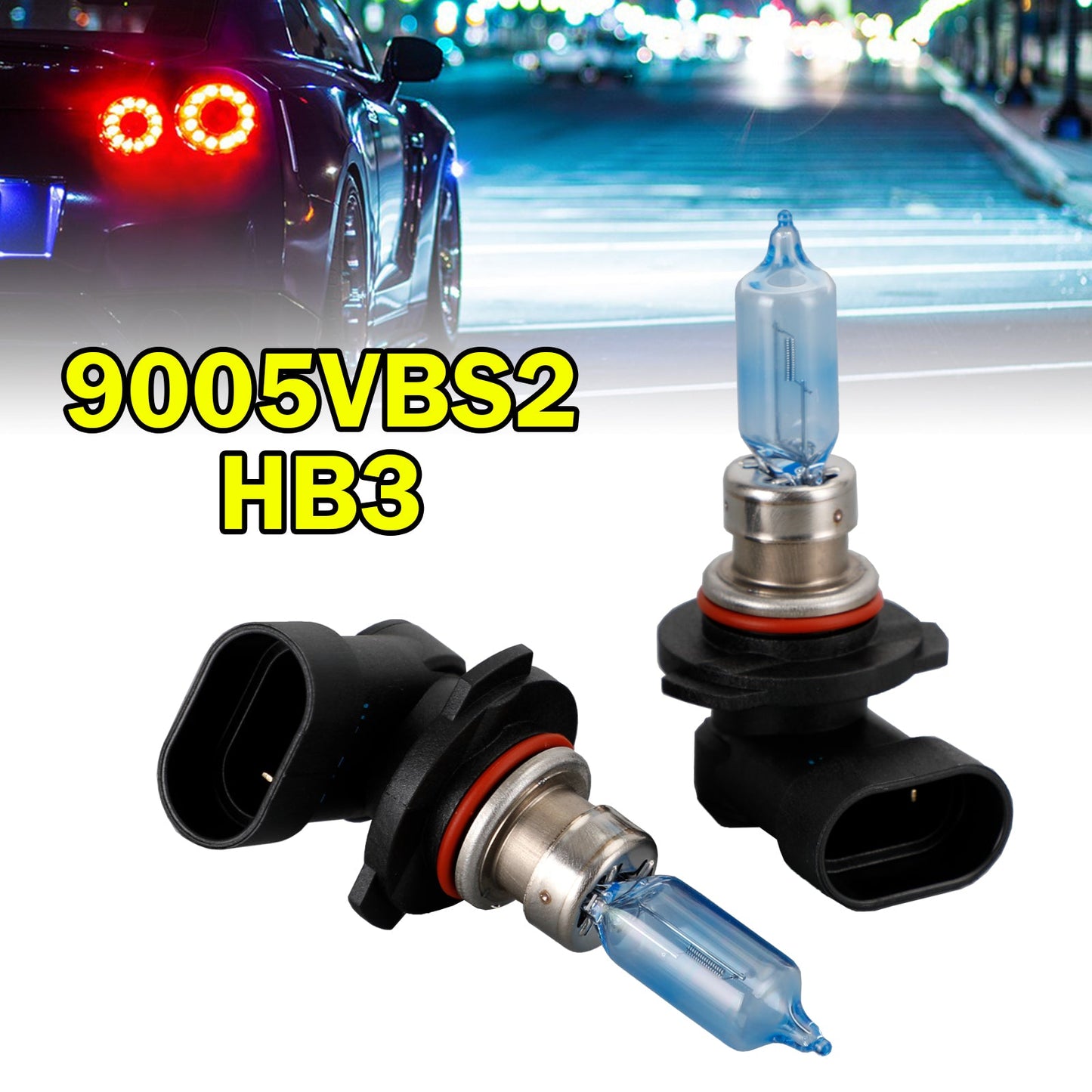For Philips 9005VBS2 HB3 New Bright White Light Headlight Halogen Lamp 12V 60W