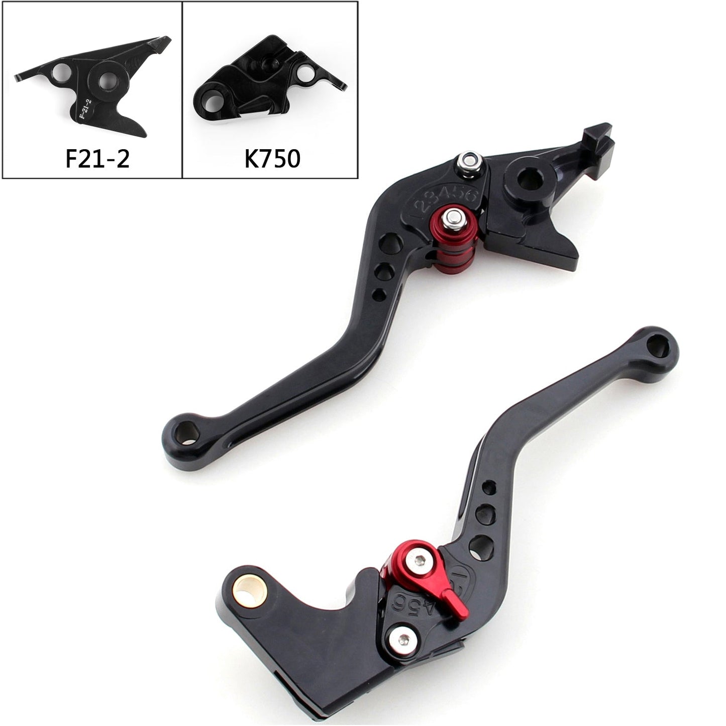 CNC Aluminum Motorcycle Short Clutch Brake Lever For Kawasaki Z900 2017-2018 BK