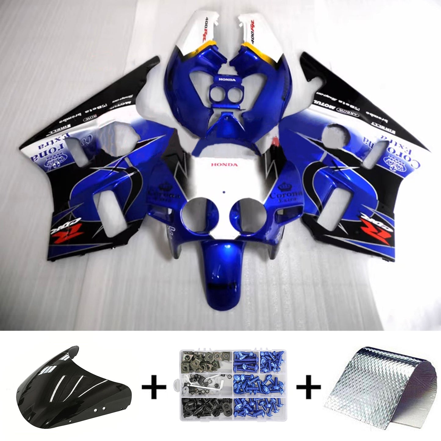 1987-1989 Honda CBR400RR NC23 Fairing Kit Bodywork Plastic ABS