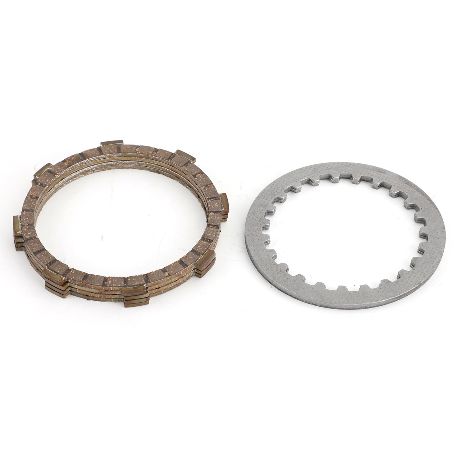Clutch Plate Kit - Friction & Steel PlatesFor Yamaha YB100 1987 L5 L5T L5TA 69-70 DX100 1985