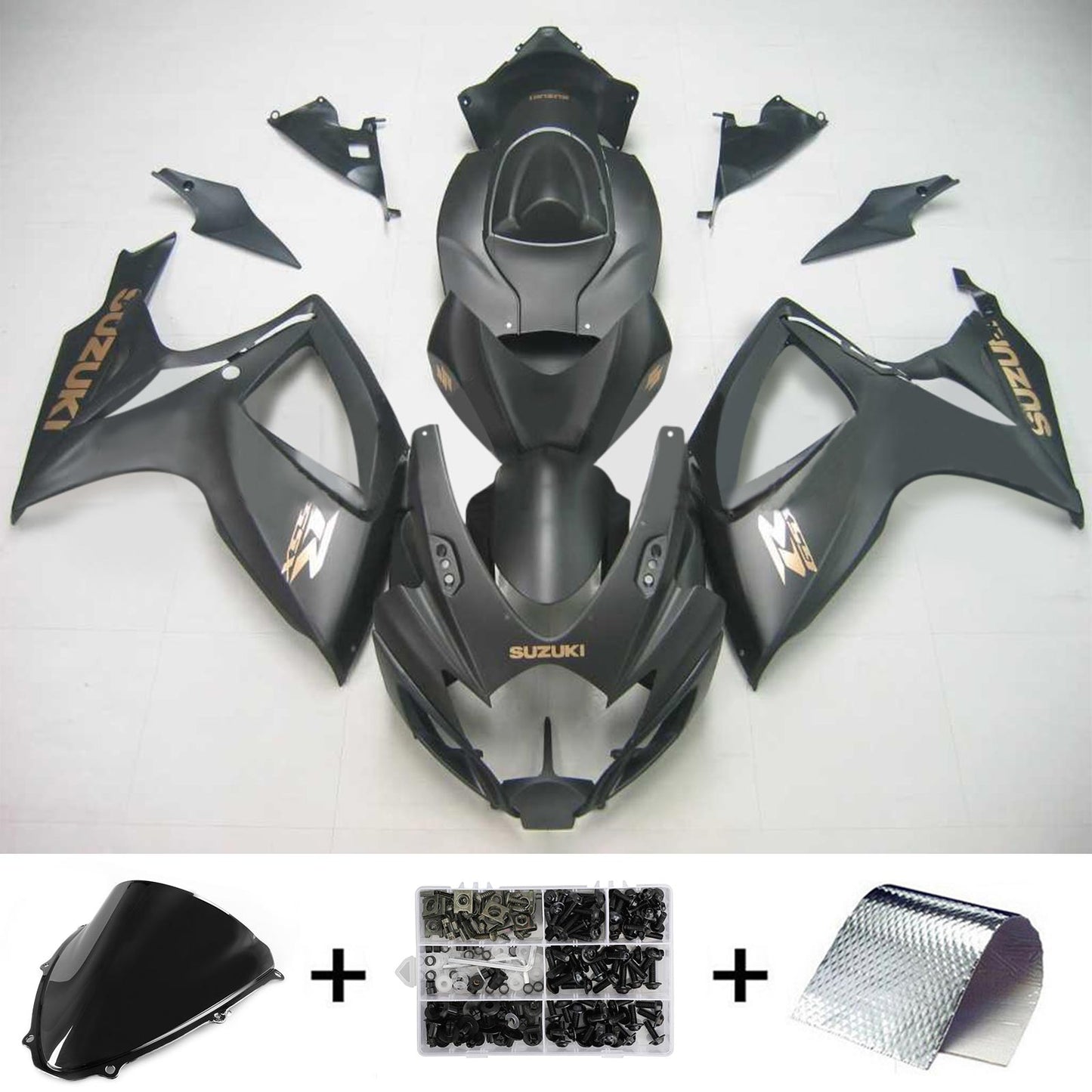 2006-2007 Suzuki GSXR 600/750 K6 Amotopart Injection Fairing Kit Bodywork Plastic ABS #143