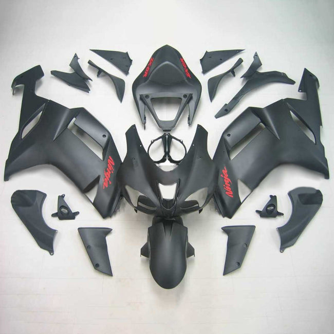 2007-2008 Kawasaki ZX6R 636 Amotopart Injection Fairing Kit Bodywork Plastic ABS #116