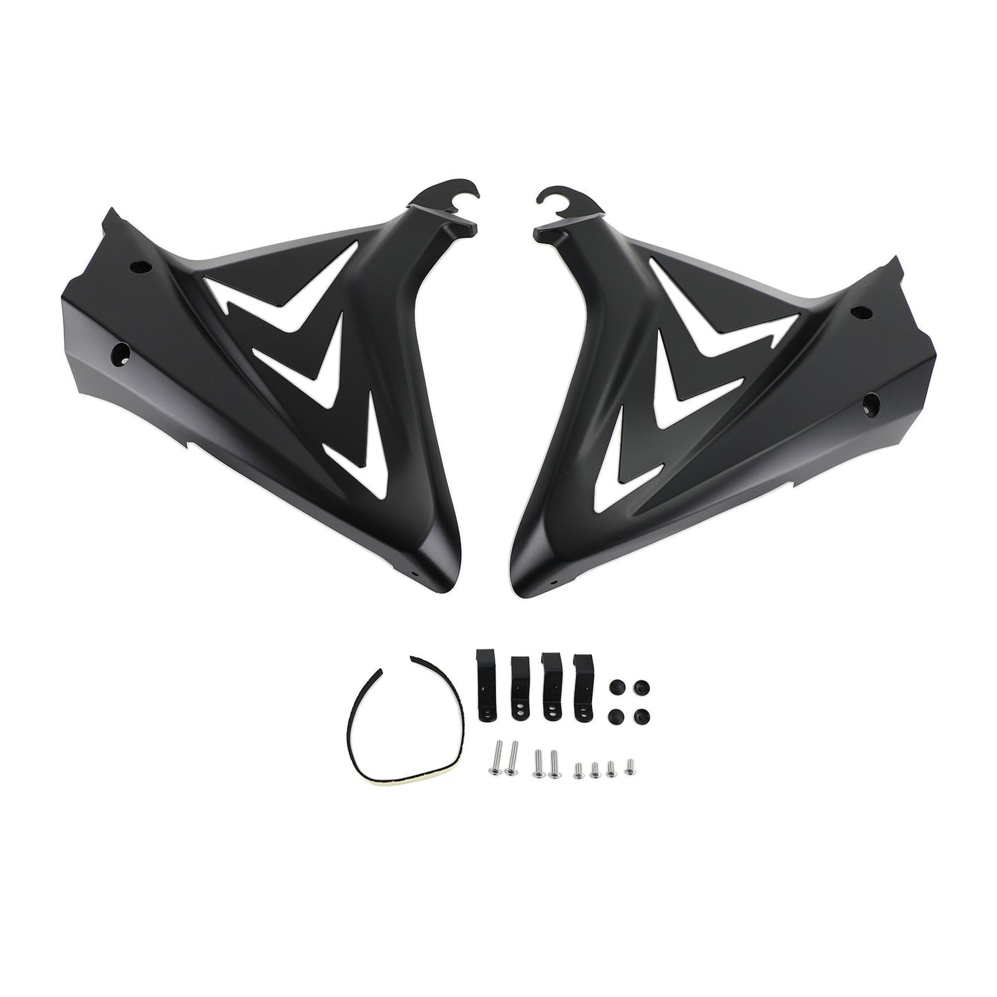 Side Frame Cover Panels Fairings Cowls For Honda CBR650R 2019-2021 Black