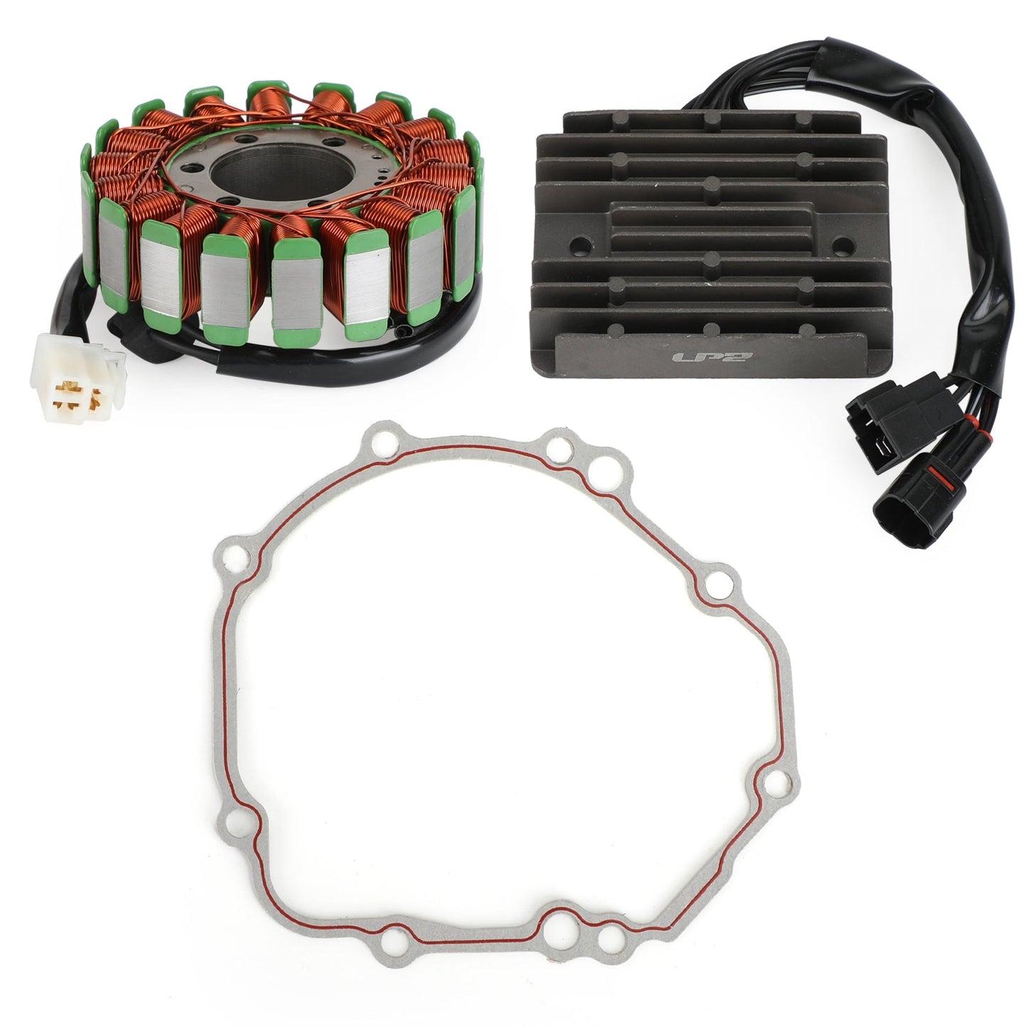 Stator Coil+Voltage Regulator Rectifier+Gasket For Suzuki GSR750 GSXS750 12-20