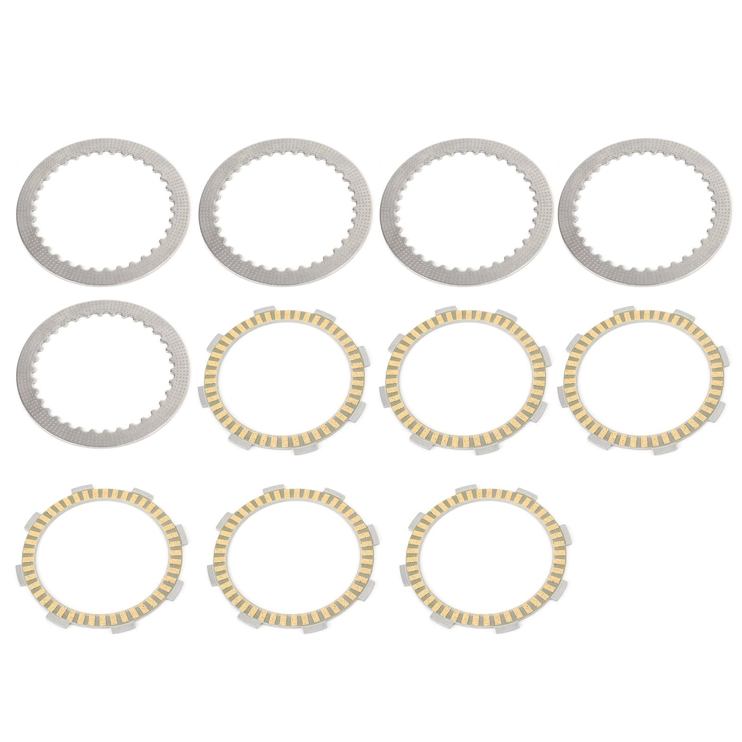 Clutch Plate Kit - Friction & Steel Plates For Kawasaki KX100 1998-2018 KX80 1998-2000 KX85 2001-2018 KX85 KX85-II 2001-2018