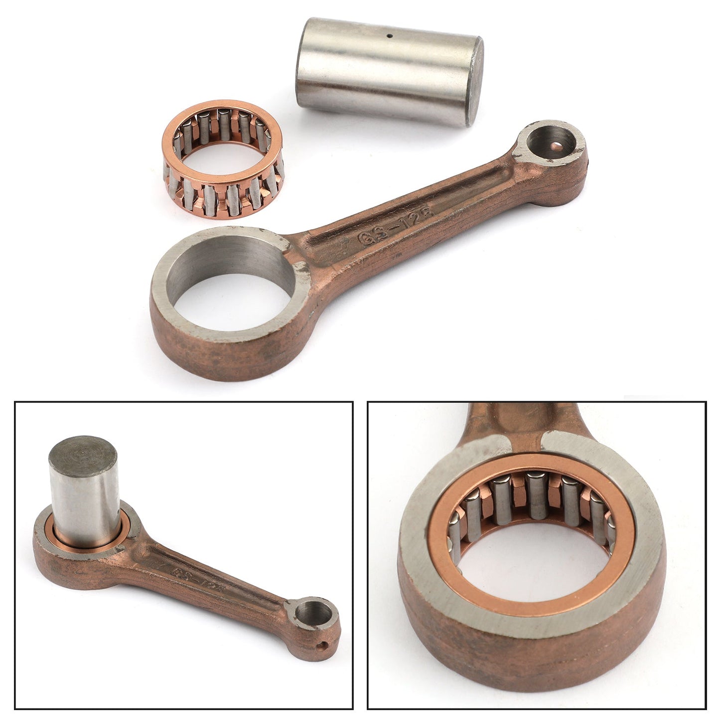 ENGINE Connecting Rod Kit For Suzuki GS125 GS125E GS125S 99-00 GN125 GN125E 82-01TU125 1999 GZ125 Marauder 98-07 DR125 82-88