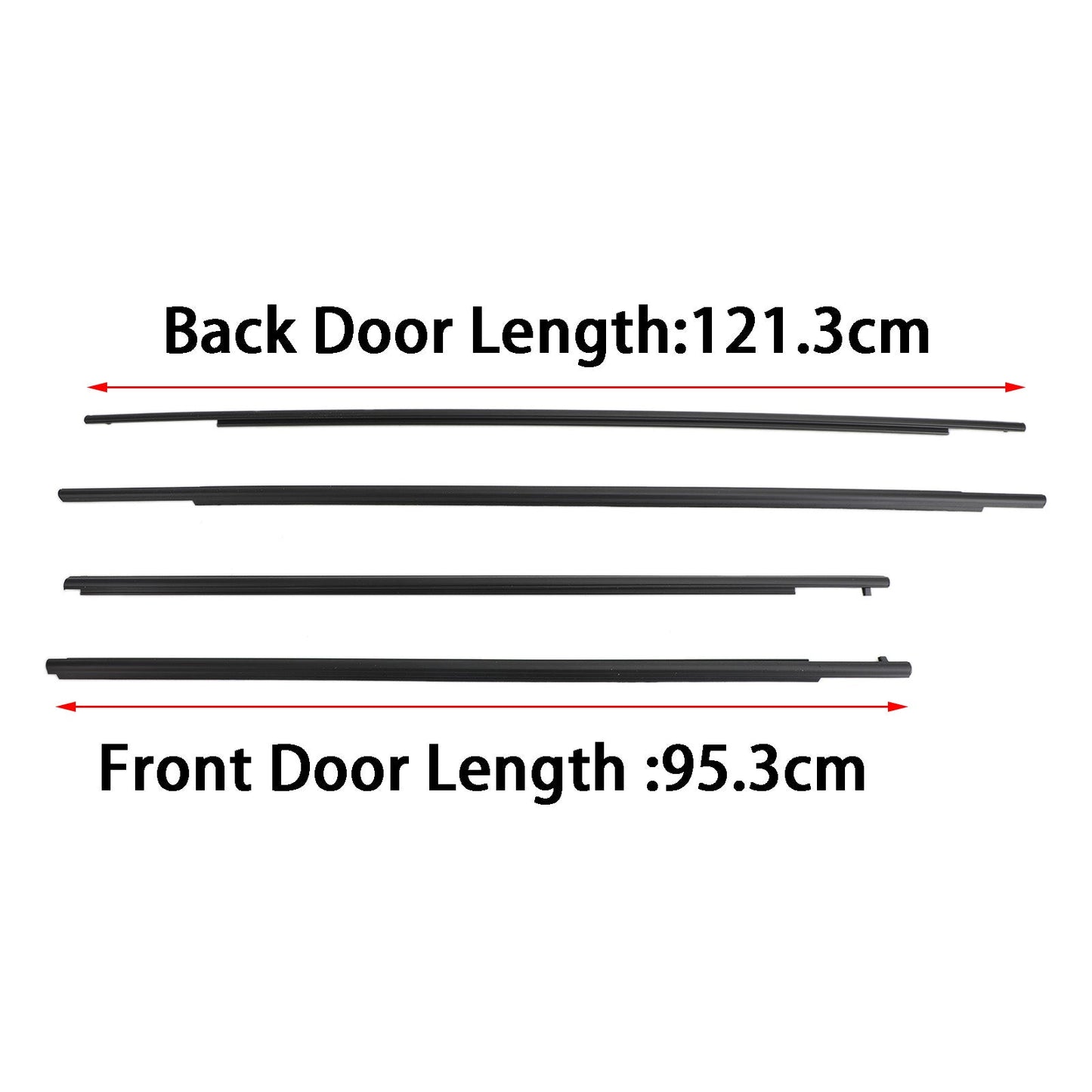 Toyota Sienna 2011-2020 Car Window Weatherstrip Seal Belt Moulding Fedex Express