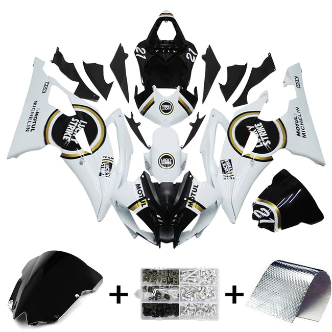 2008-2016 Yamaha YZF 600 R6 Fairing Kit Bodywork Plastic ABS