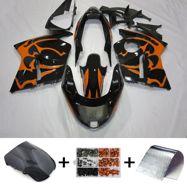 1996-2007 Honda CBR1100XX SuperBlackBird Injection Fairing Kit Bodywork ABS#132