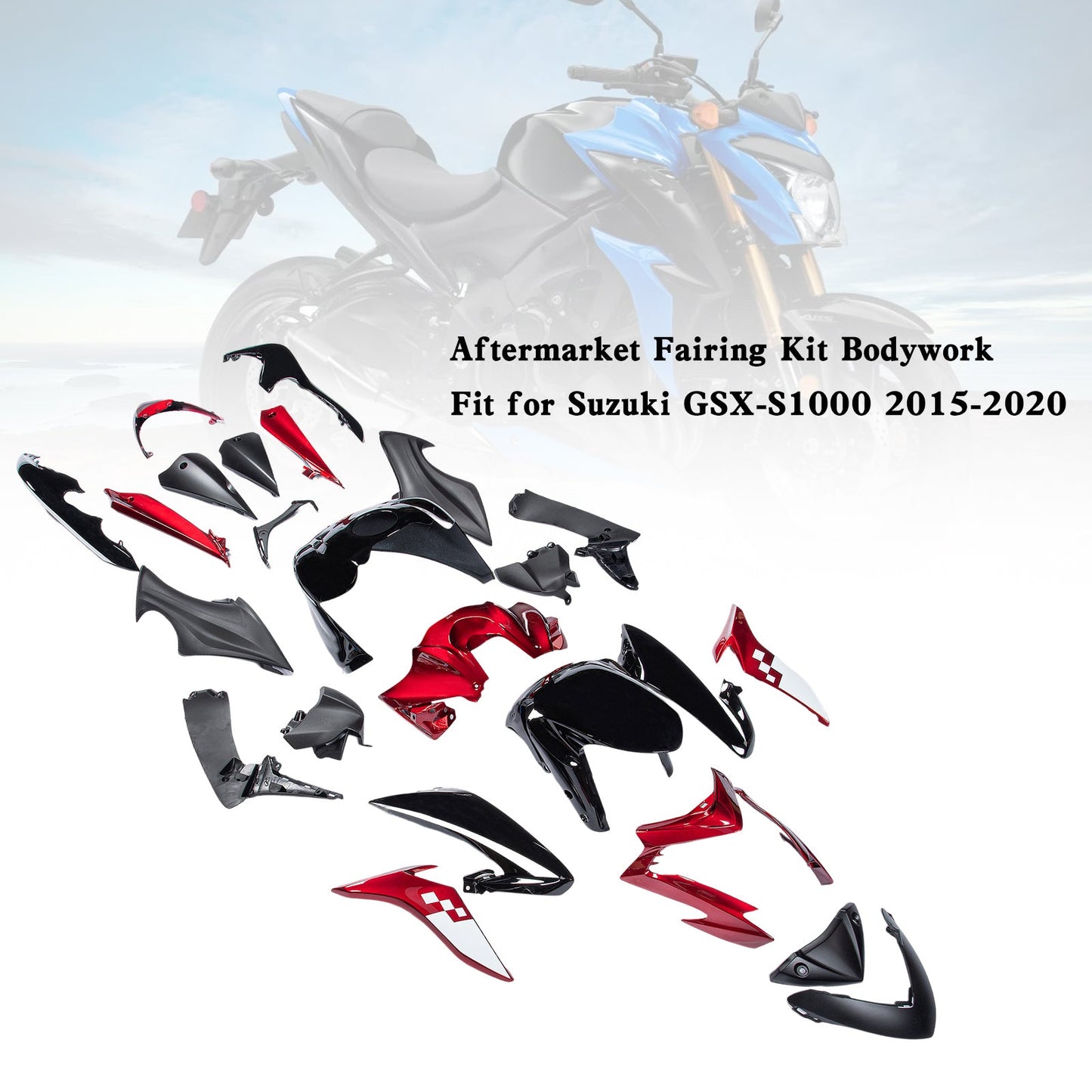 2015-2020 Suzuki GSX-S 1000 Plastic Bodywork Fairing Kit