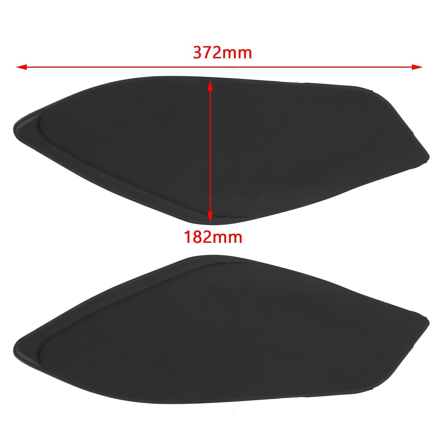 2X Side Tankpad Fuel Tank Protector Fit For Bmw R1250 Gs 2019+ Made Of Rubber