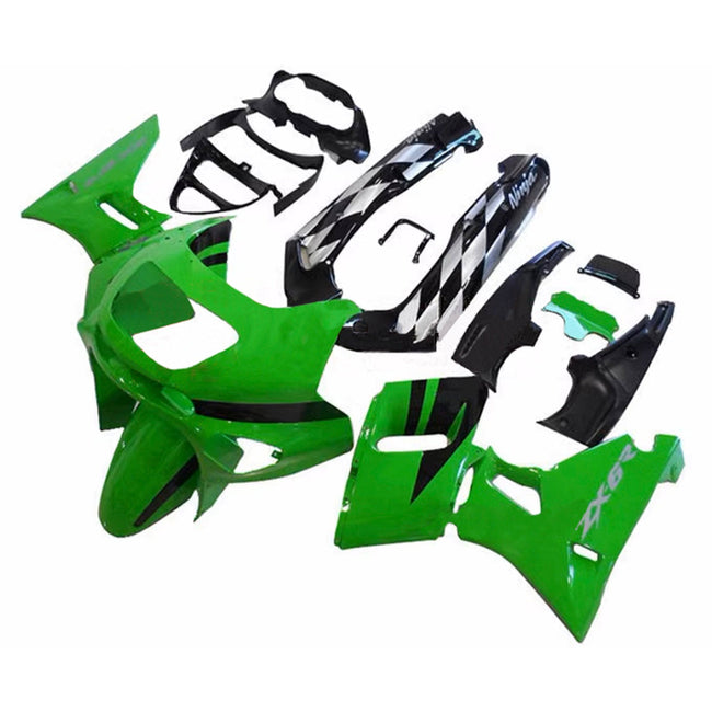 1993-2007 Kawasaki ZZR400 ZZR600 Injection Fairing Kit Bodywork Plastic ABS#107