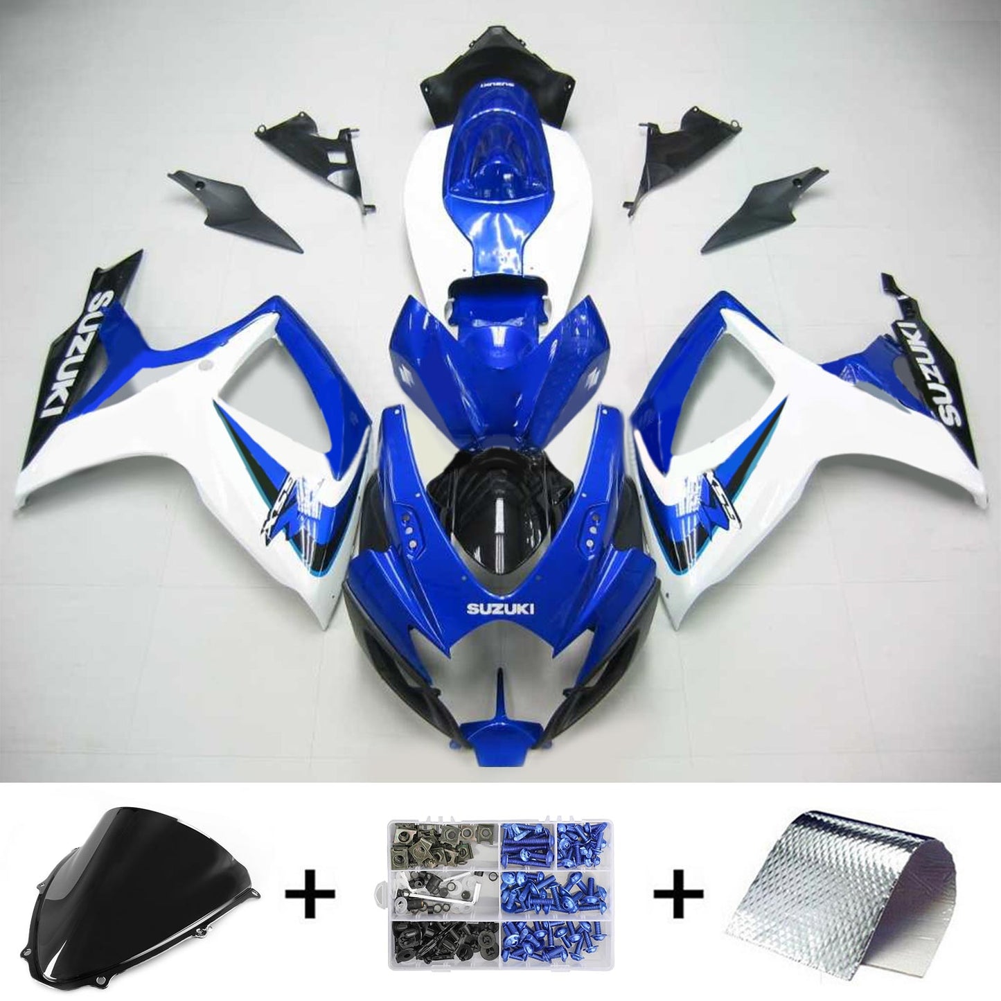 2006-2007 Suzuki GSXR 600/750 K6 Amotopart Injection Fairing Kit Bodywork Plastic ABS #120