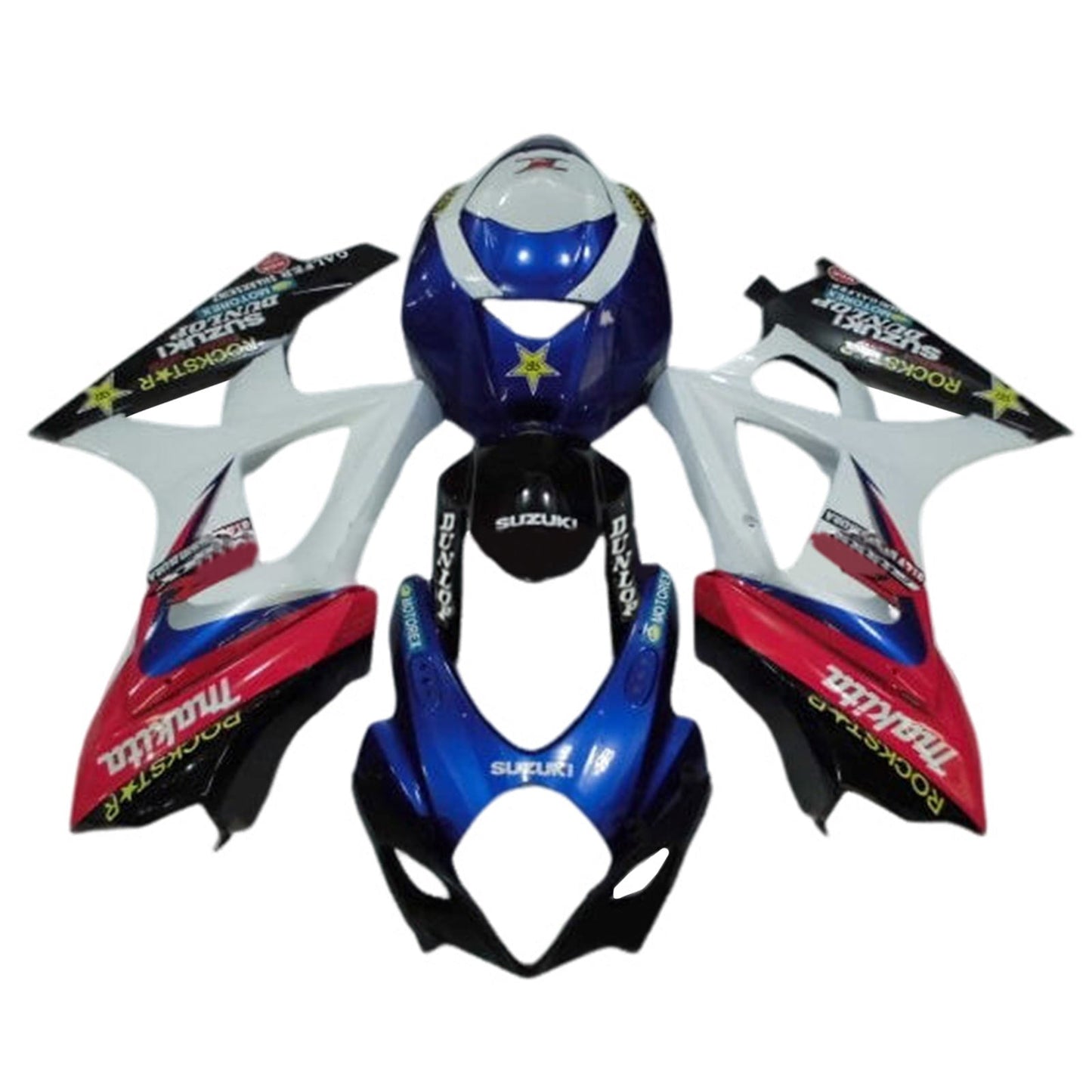 2007-2008 Suzuki GSXR1000 K7 Fairing Kit Bodywork Plastic ABS