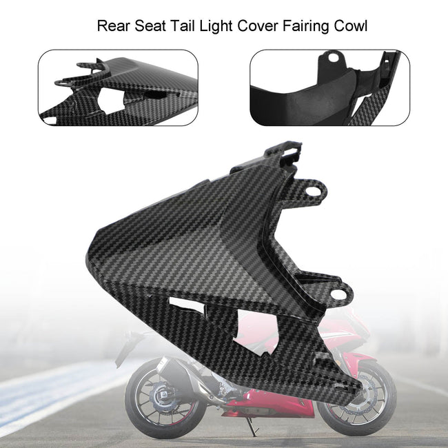 Rear Seat Tail Light Cover Fairing Cowl for Honda CBR500R 2019-2021 Carbon