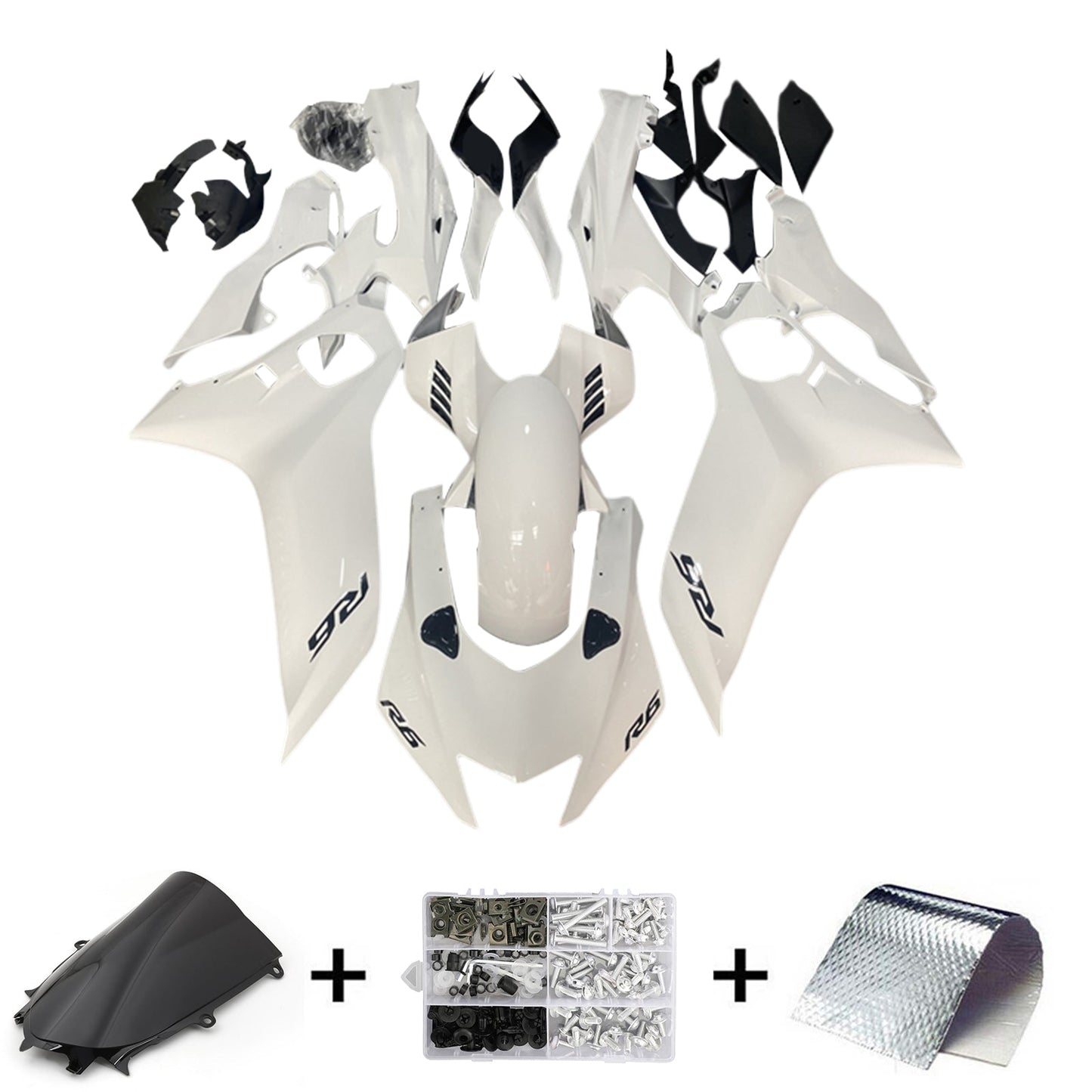 2017-2022 Yamaha YZF-R6 Fairing Kit Bodywork Plastic ABS