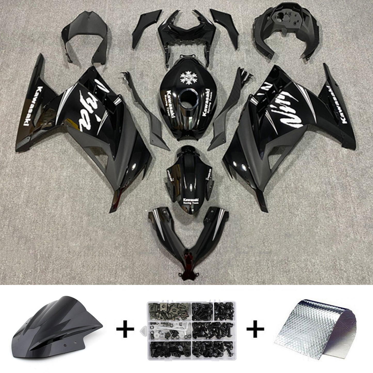 2013-2024 Kawasaki EX300/Ninja300 Injection Fairing Kit Bodywork Plastic ABS#161