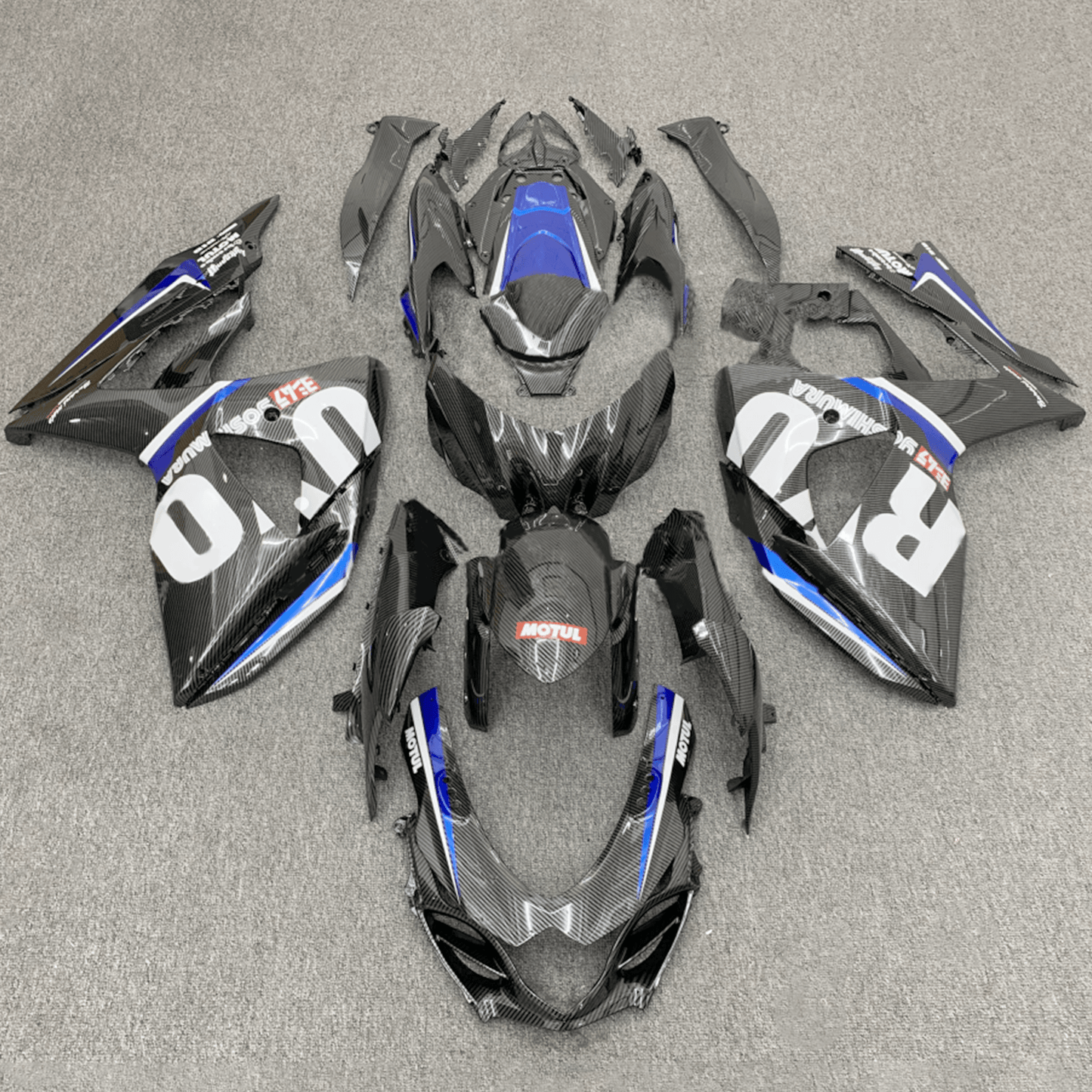 2017-2024 Suzuki GSXR1000 K17 Injection Fairing Kit Bodywork Plastic ABS #101