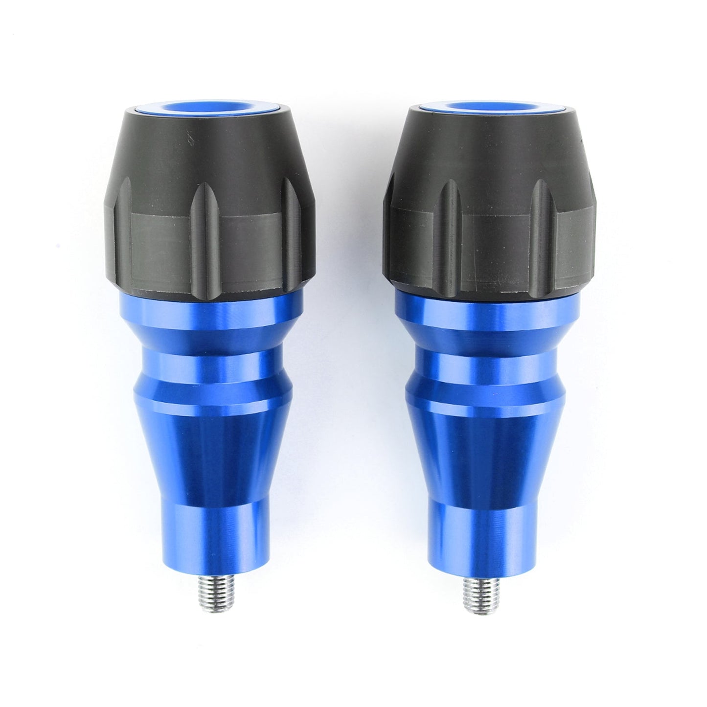 CNC Aluminum Alloy Motorcycle Frame Sliders Crash Pads Protectors Spools BLK