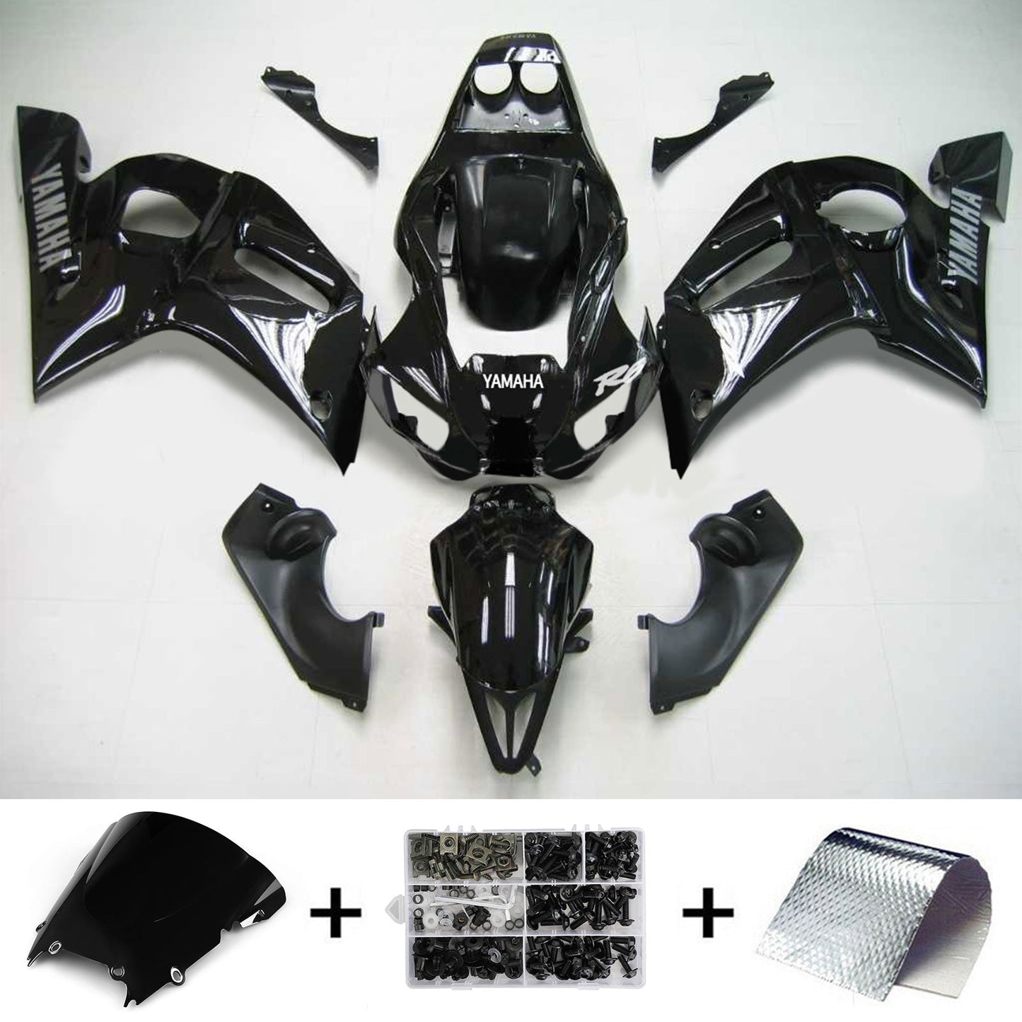 1998-2002 Yamaha YZF 600 R6 Injection Fairing Kit Bodywork Plastic ABS #119