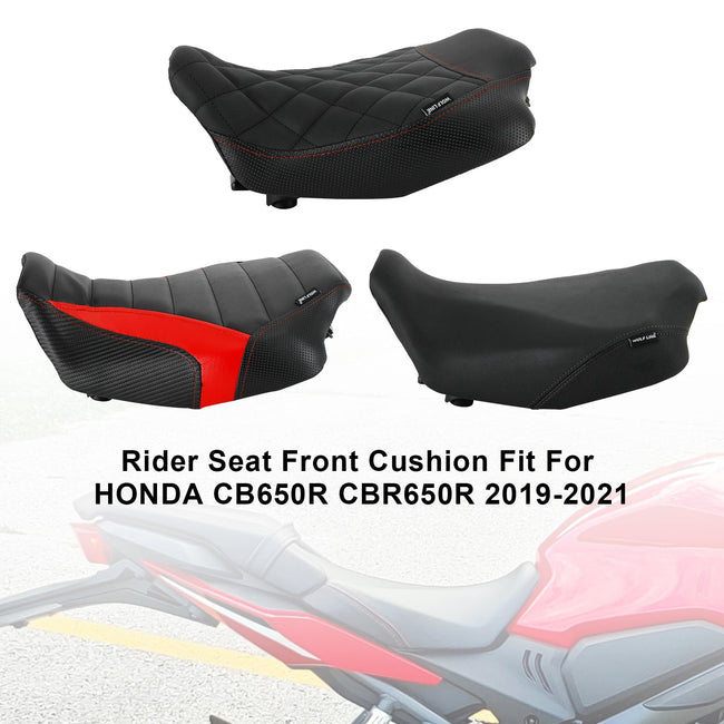 Rider Passenger Seat Front Rear Cushion Black A Fit For Honda Cb Cbr 650R 19-23
