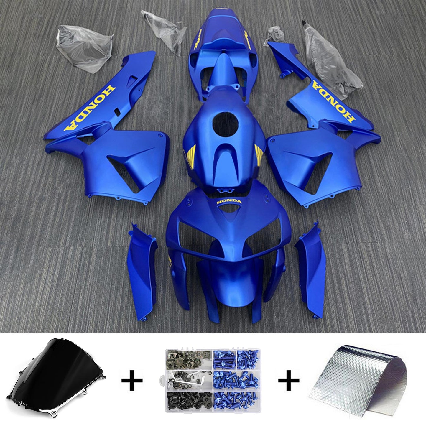 2005-2006 Honda CBR600RR F5 Injection Fairing Kit Bodywork Plastic ABS#242