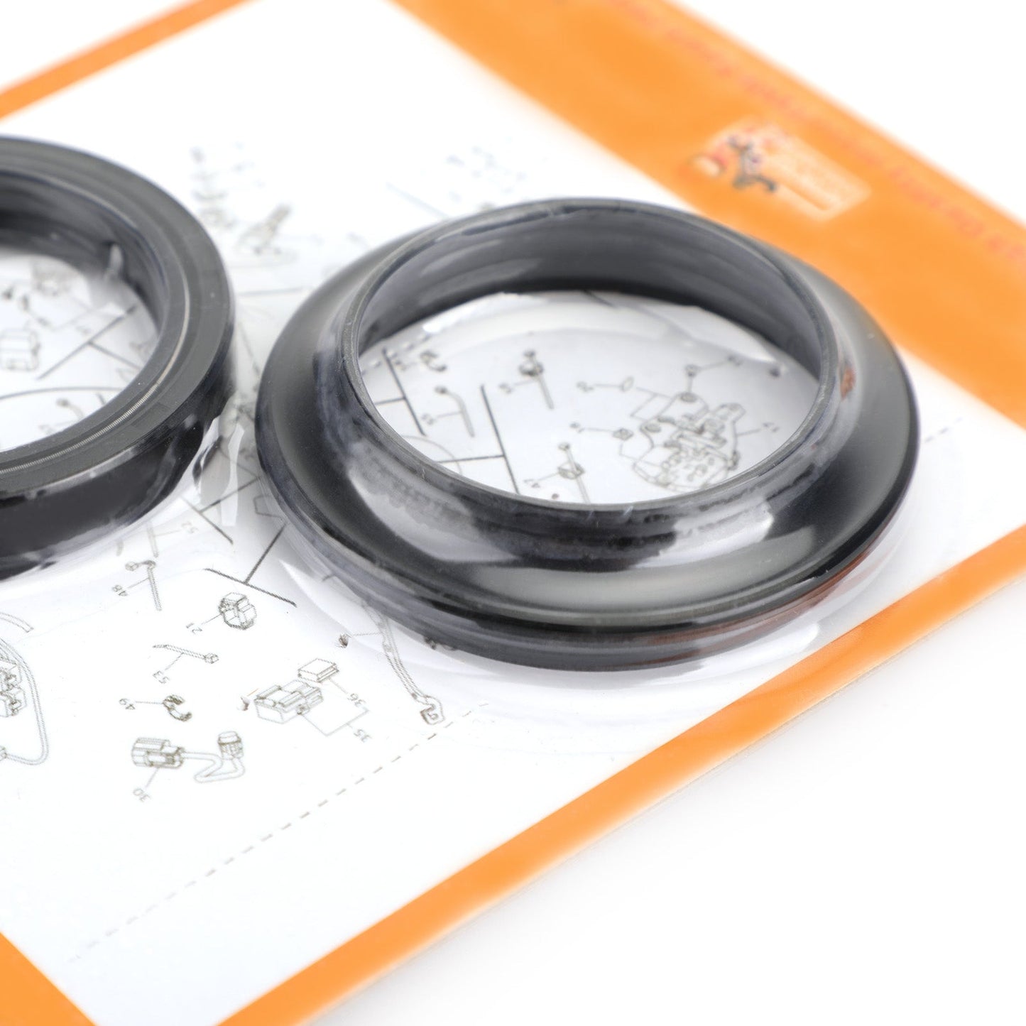 Fork Seal Dust Kit for Kawasaki ZX600 ZX636 Ninja ZX-6R ZZ-R600 ZX-9R 1998-2008