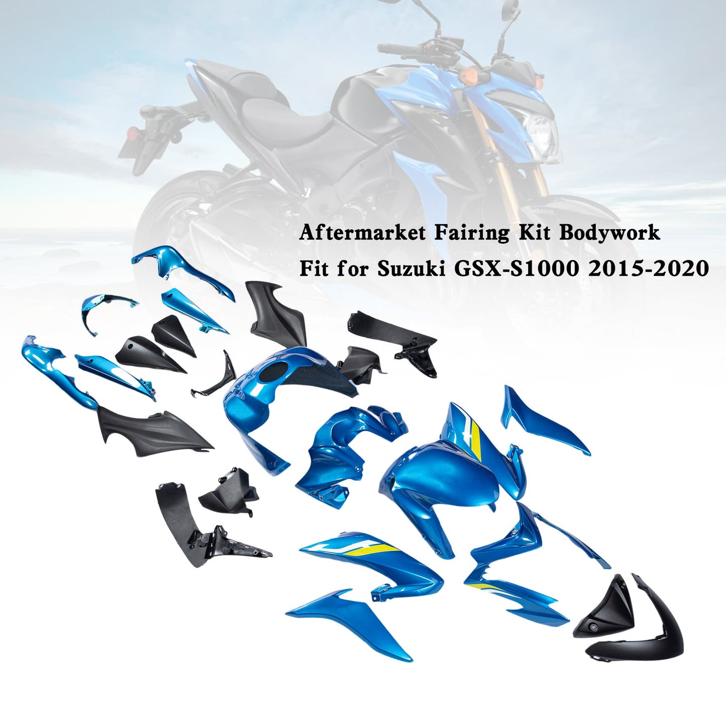 2015-2020 Suzuki GSX-S 1000 Plastic Bodywork Fairing Kit