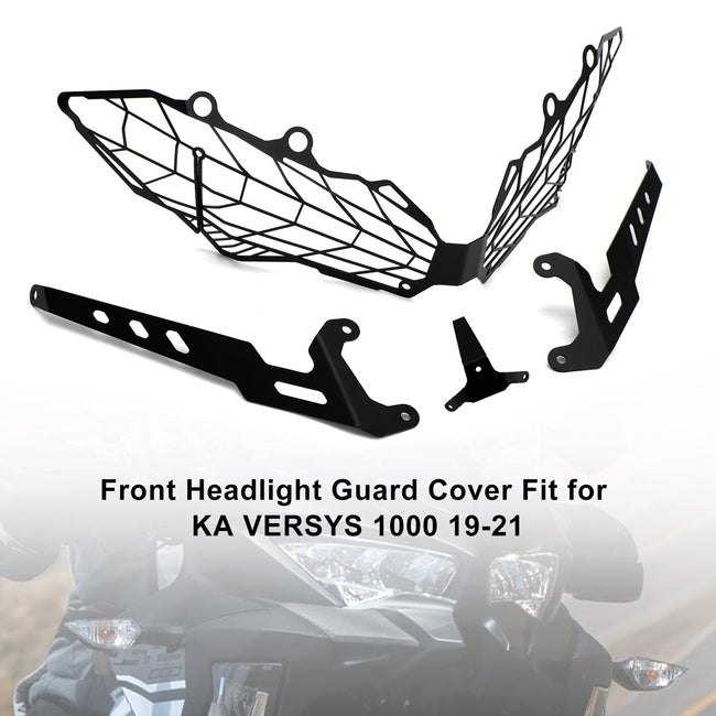 Kawasaki Versys 1000 2019-2021 Headlight Guard Front Light Cover Black