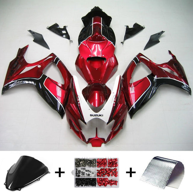 2006-2007 Suzuki GSXR 600/750 K6 Amotopart Injection Fairing Kit Bodywork Plastic ABS #118