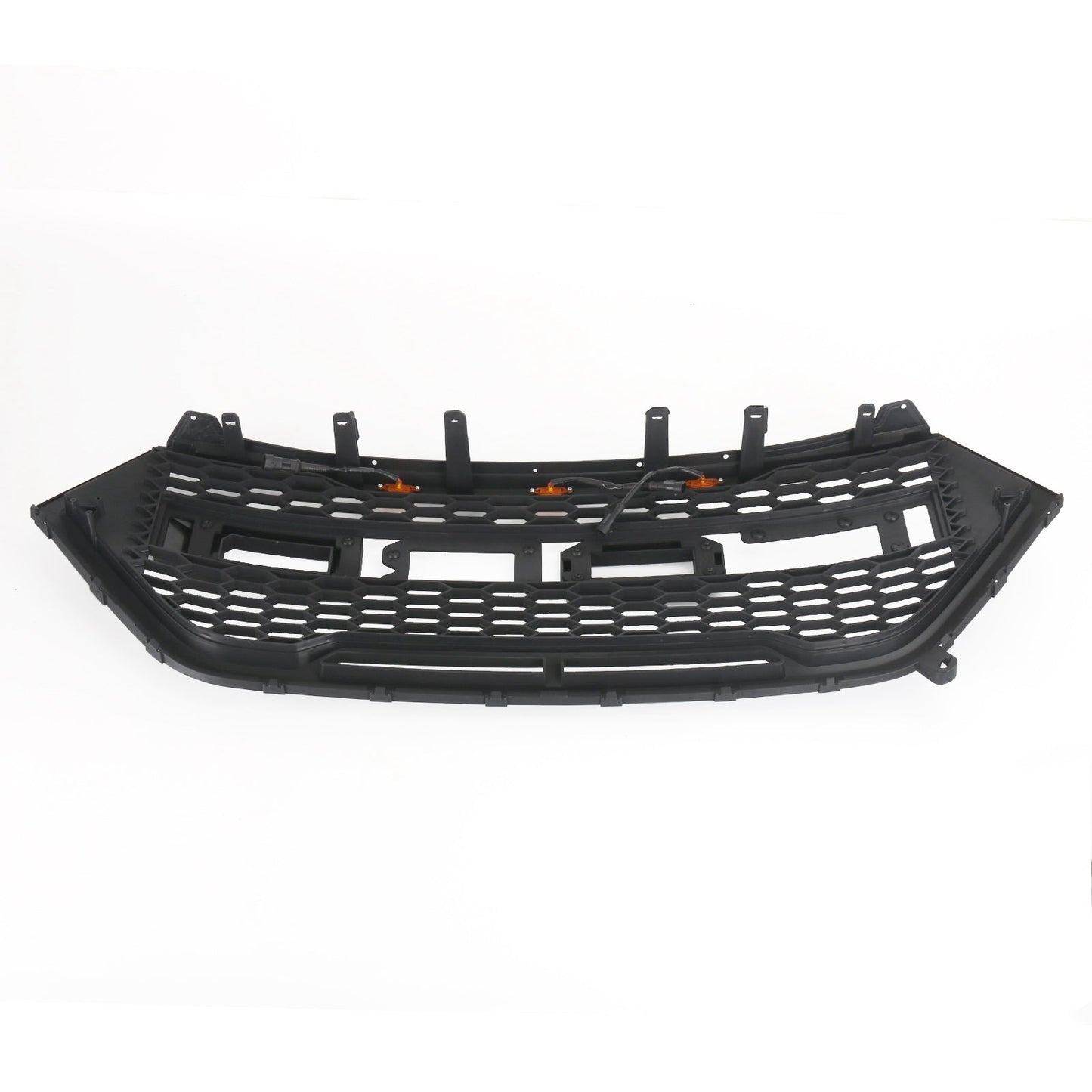 2015-2018 Ford Edge Raptor Style Front Bumper Grill Upper Grille Black