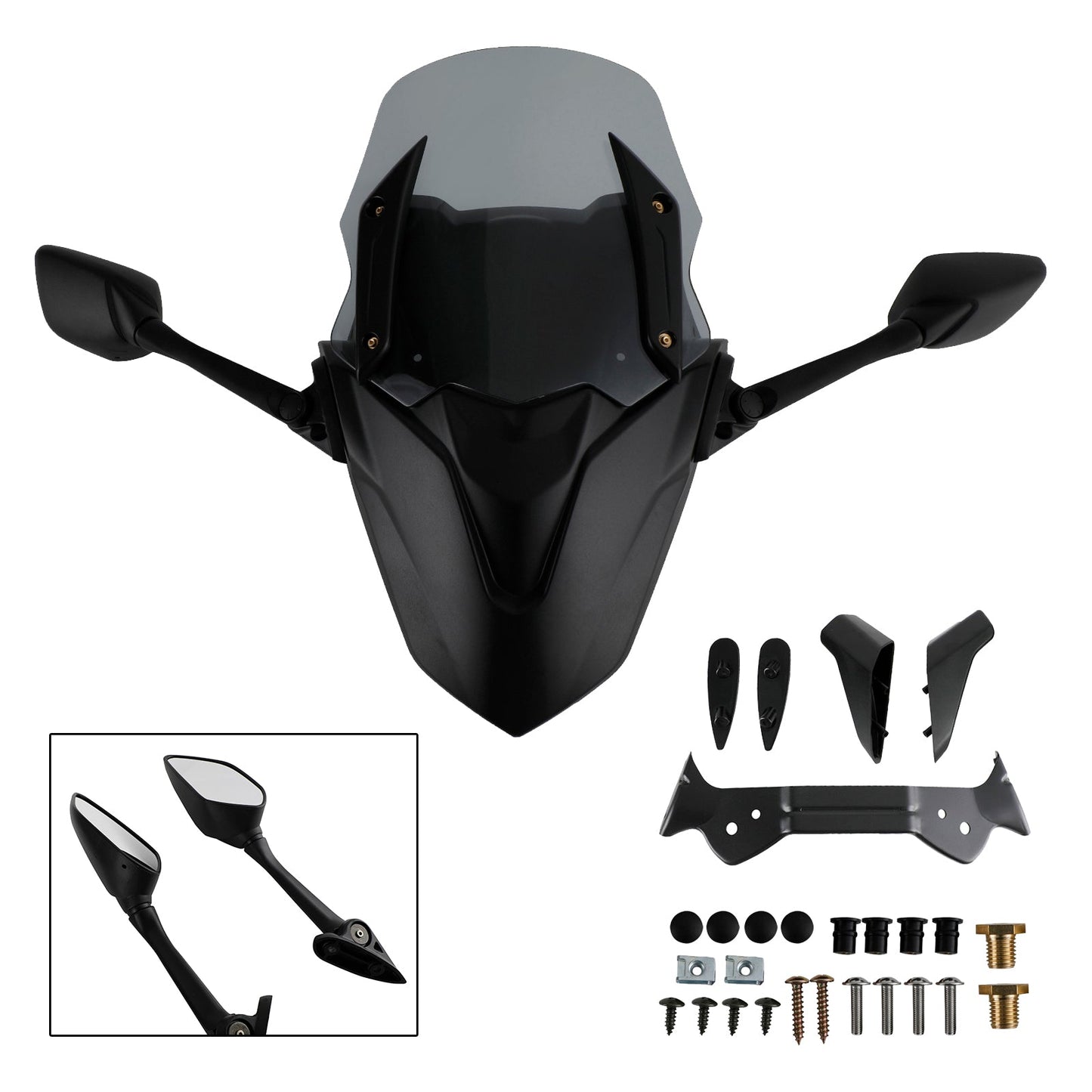 ABS Motorcycle Windshield WindScreen fit for Yamaha NMAX155 N-MAX 155 2021-2023