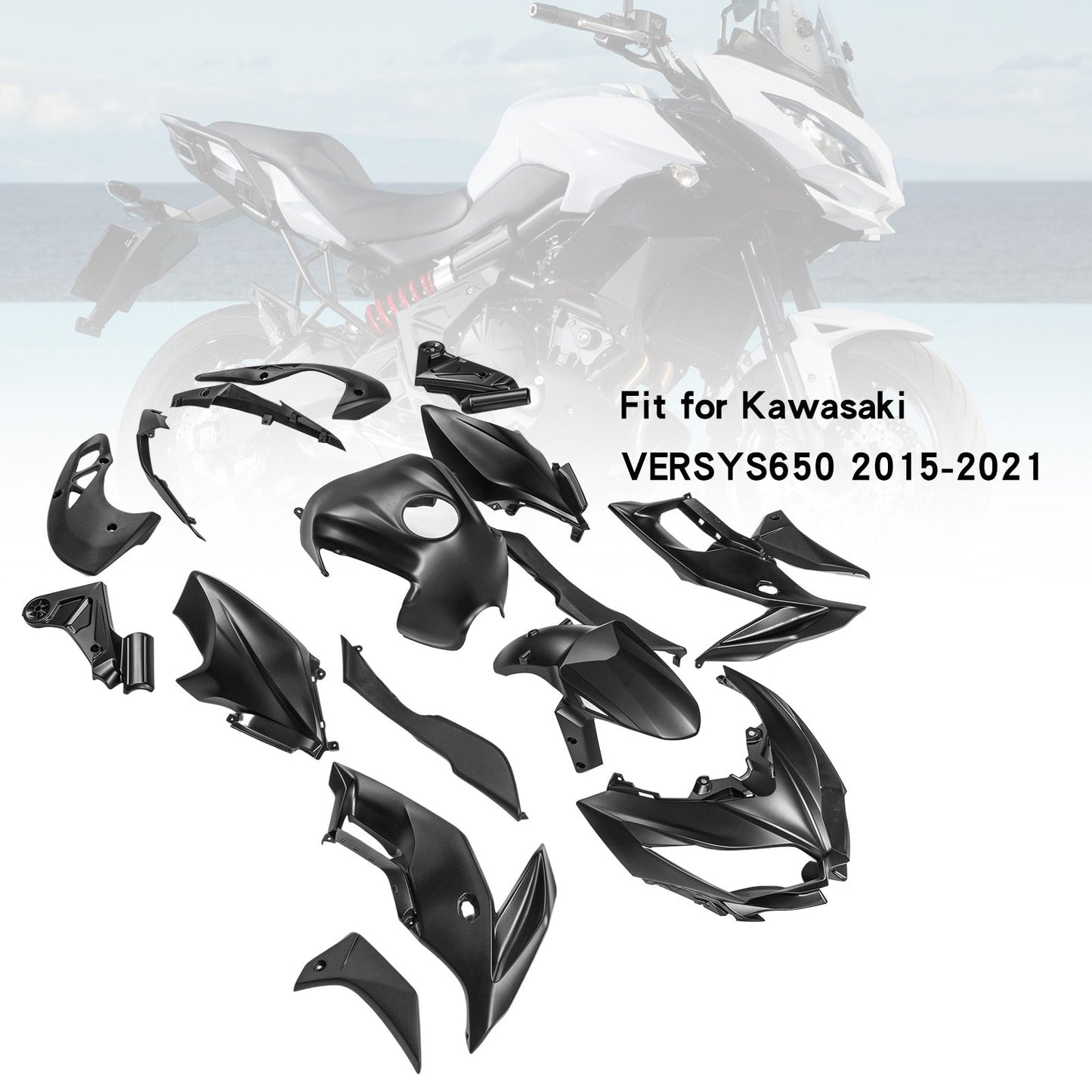 2015-2021 Kawasaki VERSYS650 Fairing Kit Bodywork Plastic ABS