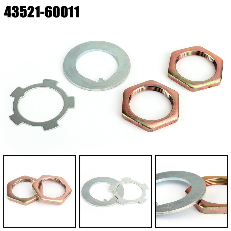 4352160011 Front Axle Hub Spindle Lock Nut Washer Kit 43521-60011 For Toyota Hiluxs