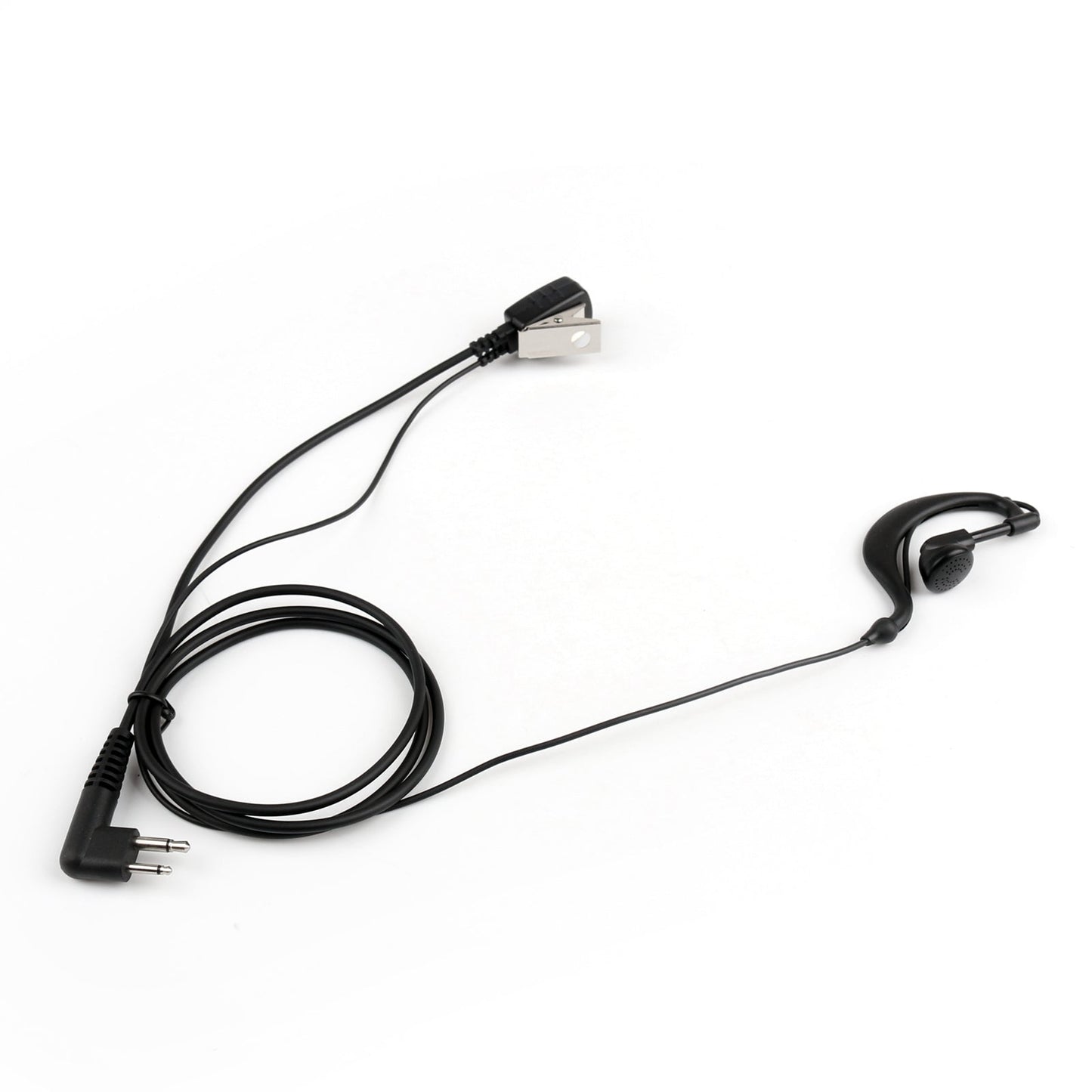 1x Security G-Shape Headset Earpiece 2 Pin Mic Motorola Radio For CP040 GP300