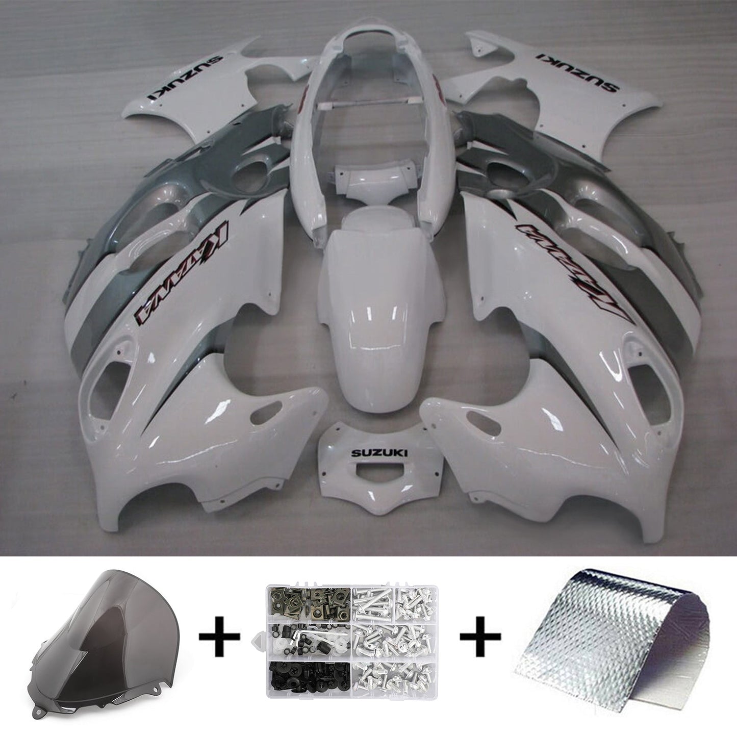 2005-2006 Suzuki Katana GSXF600 GSXF750 Amotopart Injection Fairing Kit Bodywork #120