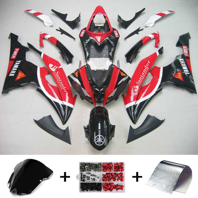 2008-2016 Yamaha YZF 600 R6 Injection Fairing Kit Bodywork Plastic ABS #125