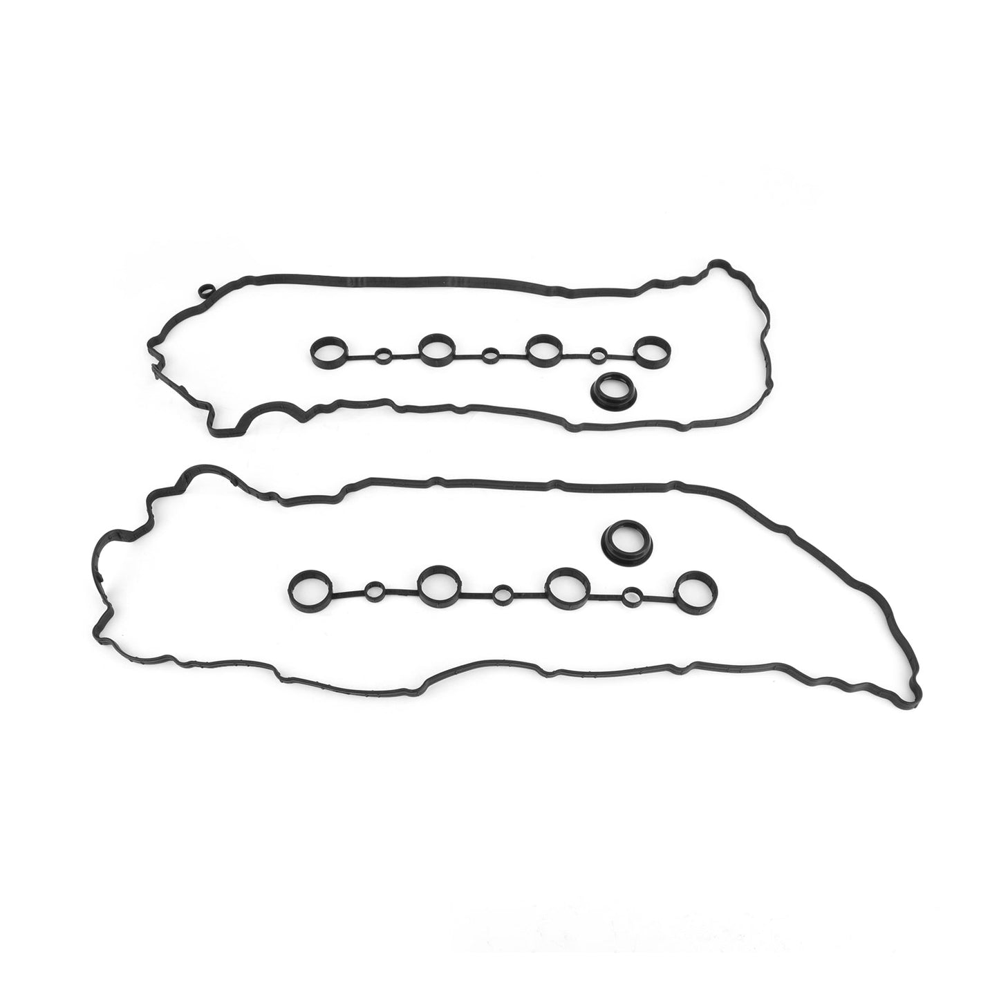 2003-2006 Porsche Cayenne Valve Cover Gasket Set BLK Left & Right
