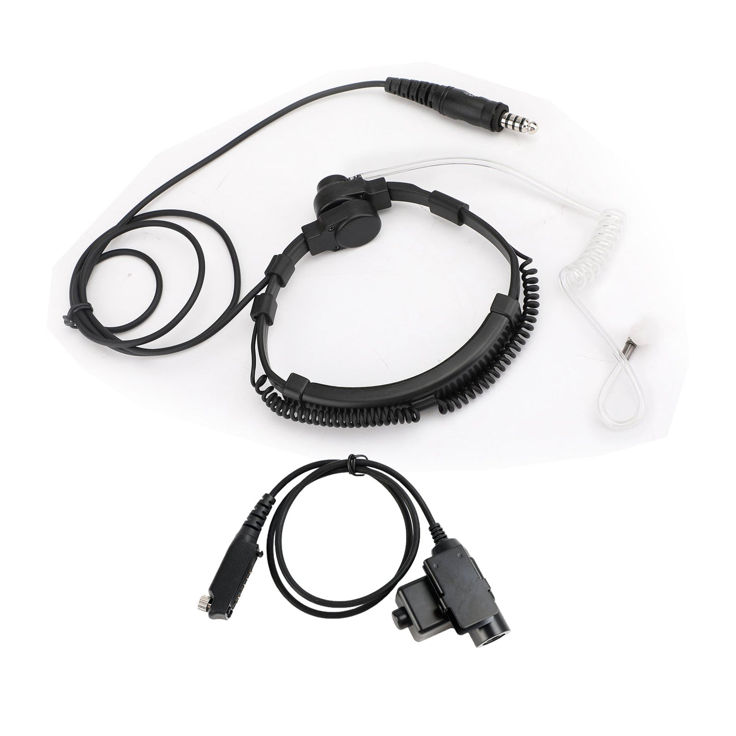 7.1mm Big Plug Tactical Throat Headset 6-Pin U94 PTT For STP8040 STP8080 STP9000